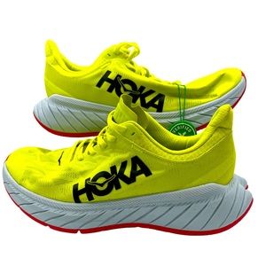 Hoka One One Carbon X 2 Running Shoes Men's 7D Volt Yellow Evening Primrose